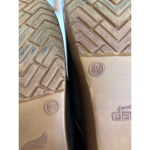 Dansko Womens Professional Clogs Waxy Stone Distressed Leather Mushroom Olive - Picture 8 of 10